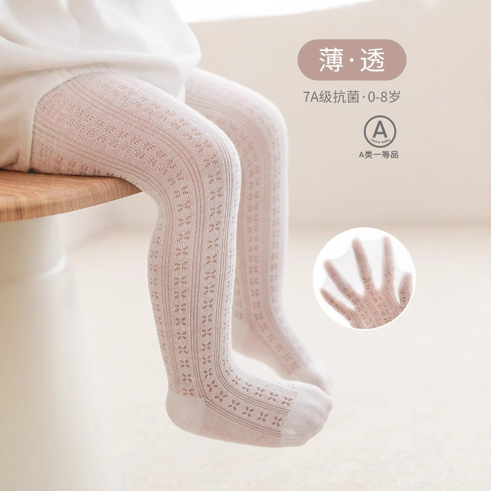 #夏季网眼薄款打底裤女童儿童裤袜洛丽塔连裤袜女童裤袜婴儿裤袜