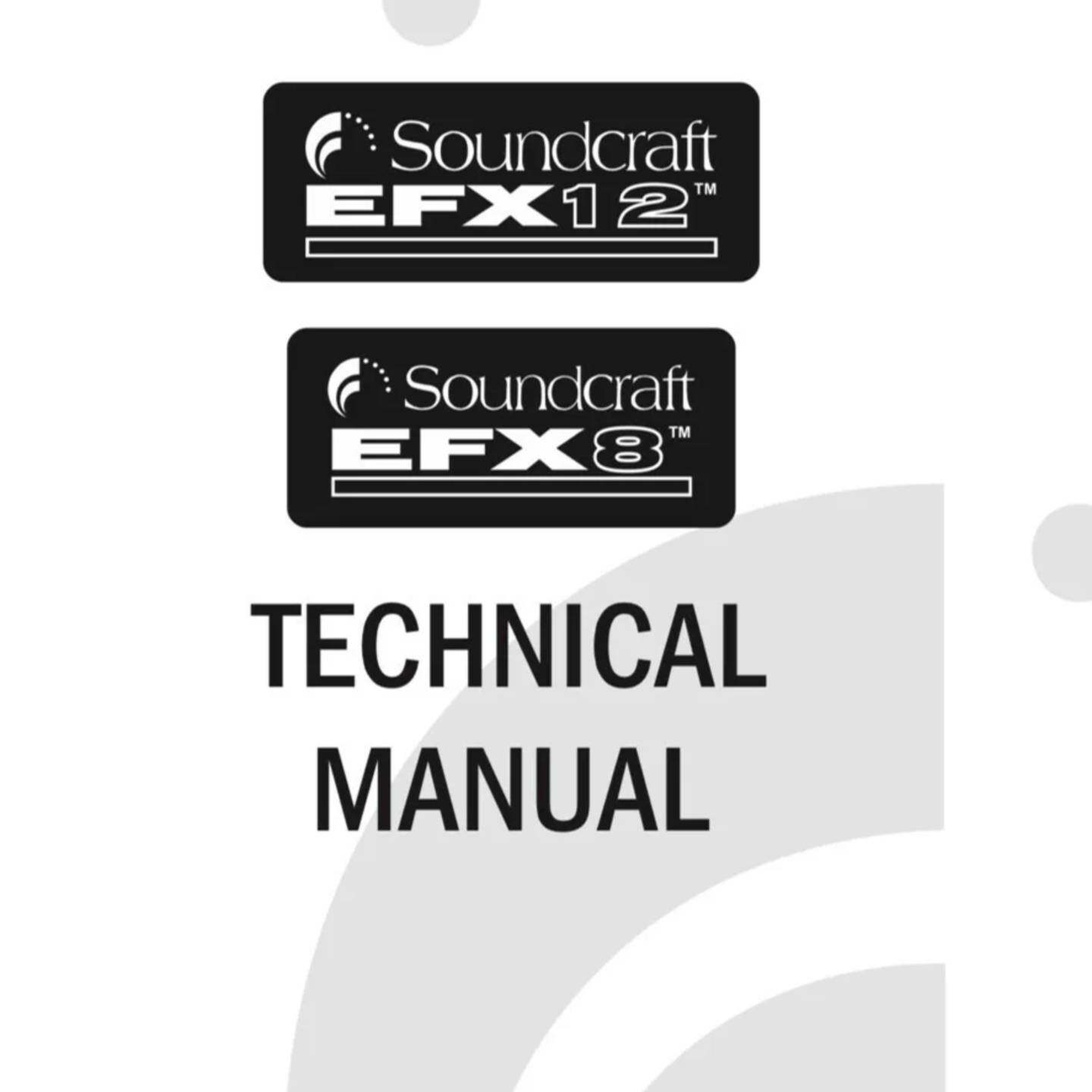可维修声艺EFX12调音台EFX8电路图 维修线路图 efx12、议价