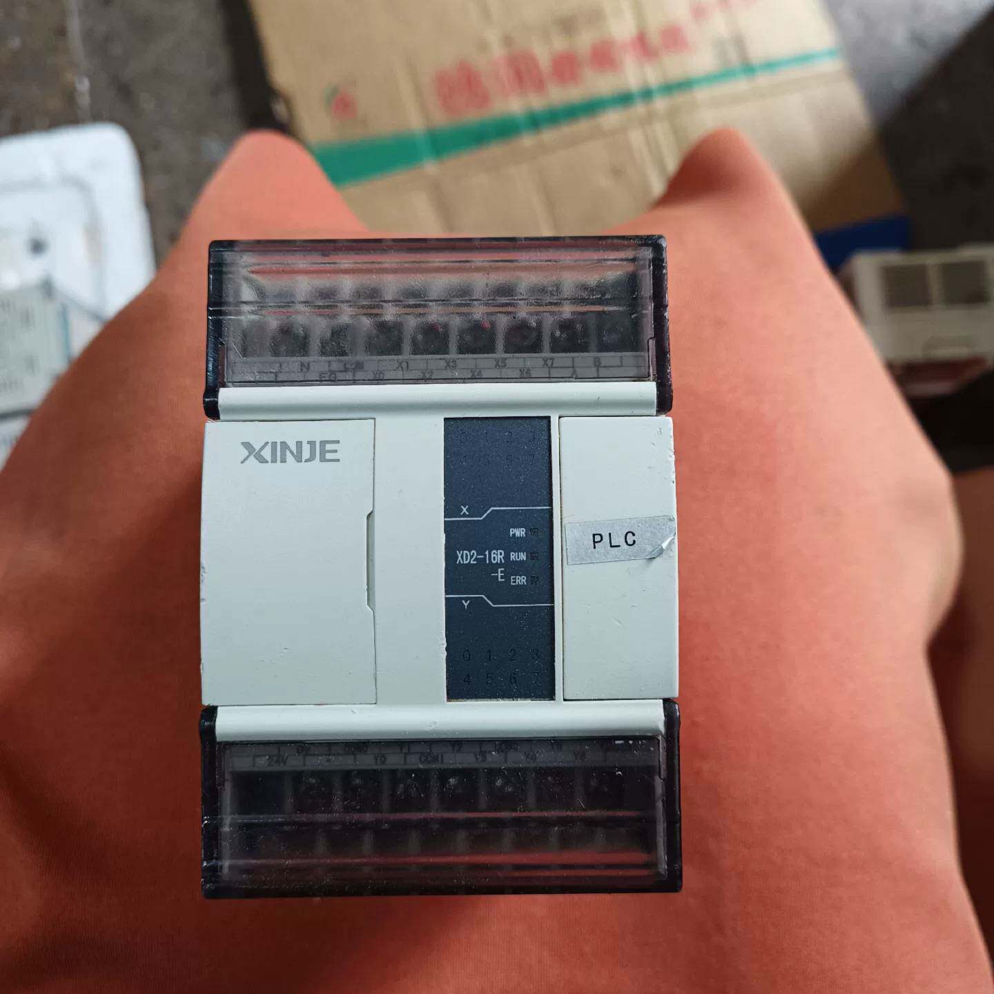 可维修信捷PLC模块XD2-16R-E，功能完好，成色如图议价