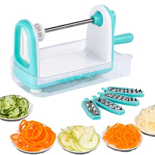 Spiralizer Vegetable Blades Grate Spiral Slicer Cuuter 极速5