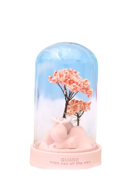 好货创意新款守护小鹿灯罩星星灯发光发亮卧室桌面装饰品