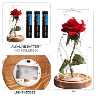 Home Decor Artificial Flowers Beauty And The Beast Eternal R