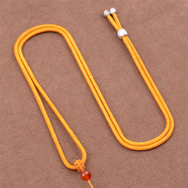 简约项链绳子翡翠玉佩挂坠绳玉牌玉佛玉器男女挂件绳挂脖吊坠挂绳