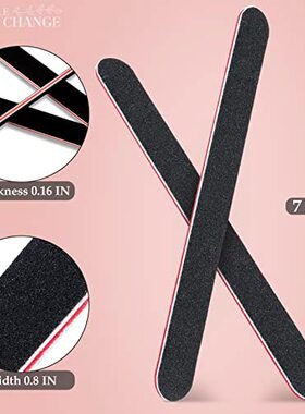 3Pcs Nail Files for Natural Nails - Emery Boards for Nails S