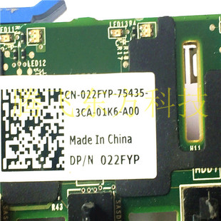 戴尔 022FYP 伺服器SAS硬碟背板卡 现货 DELL 8口 22FYP