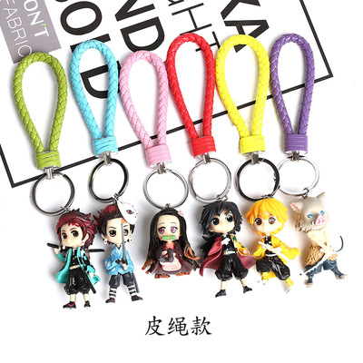 3D Anime Keycha Accessories for Backpack Demon Slayer Cute P