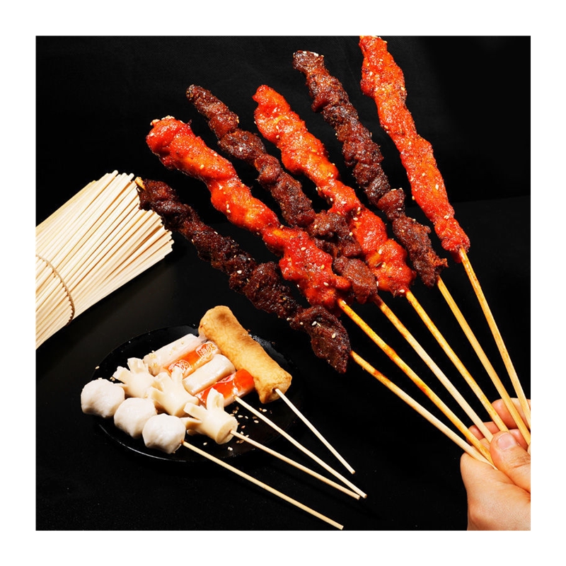 一次性烧烤竹签棉花糖糖葫芦竹签笨笨鸡烤肠串签子串关东煮签