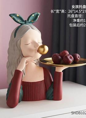 厂家l北欧意现轻奢酒柜配电柜装饰摆饰家居代客厅创视玄关网红女