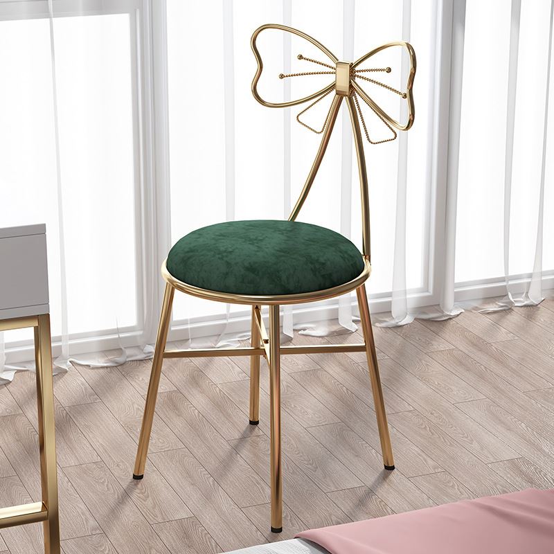 亿家达化妆凳轻奢家用卧室化妆椅北欧女生化妆台凳子简约美甲椅子