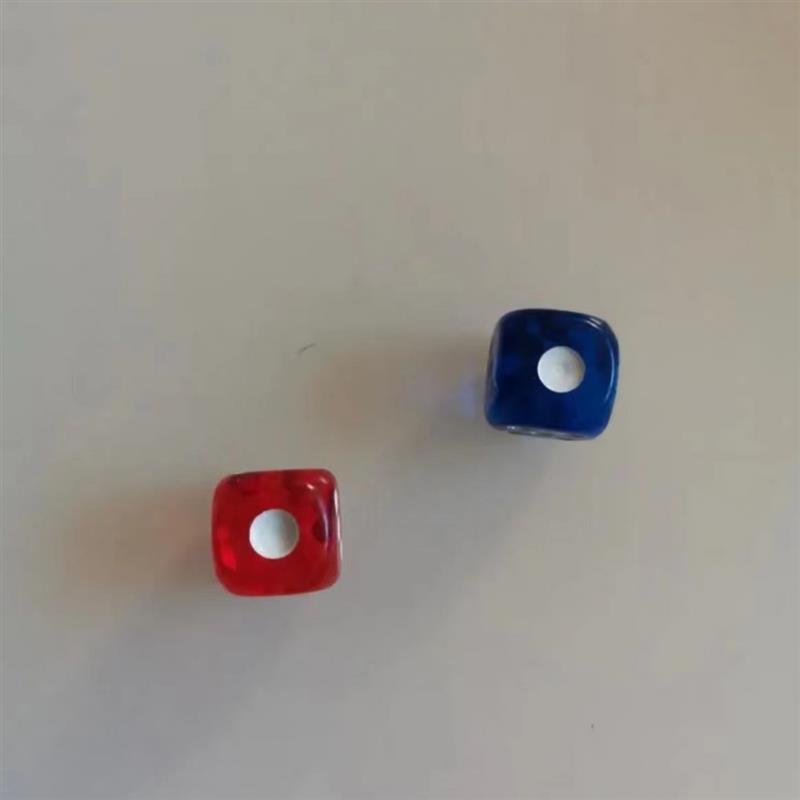 一体注塑密度重力色子单双骰子砸开无物定一门筛子概率两门色魔术