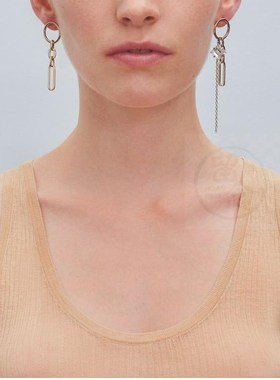 。Jewelry niche personality fashion exaggeration asymmetric