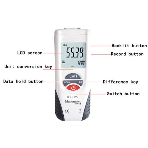 好货2022 Digital Manometer air pressure meter air pressure D