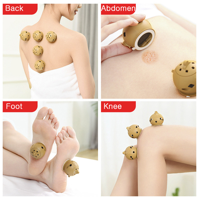 Cupping Massage Moxibustion Box Moxa Sticks Burner Acupunctu
