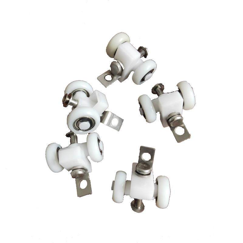 折叠门吊轮新款升级版卫生间厨房间小折叠门滑轮移门上吊轮配件