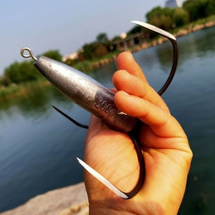 锚钩锚鱼钩特大号带砣锚鱼钩矛钩铅坠大号锚钩三爪滚钩滑钩锚闸钩