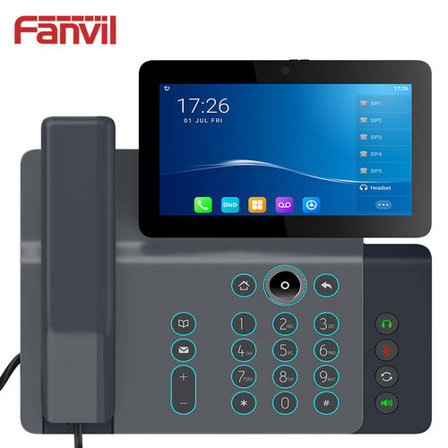 Fanvil方位 IP有线电话座机商务办公 SIP电话机7英寸彩屏 VIOP有