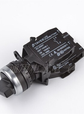 。上海天逸TAYEE按钮开关柄 长旋钮开关 LA42XL2-10