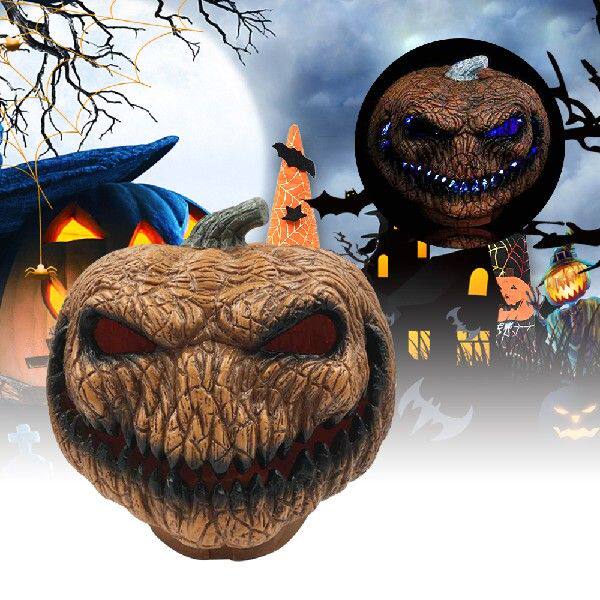 极速Halloween Horror Pumpkin Head Scene Layout Props Bar Hou