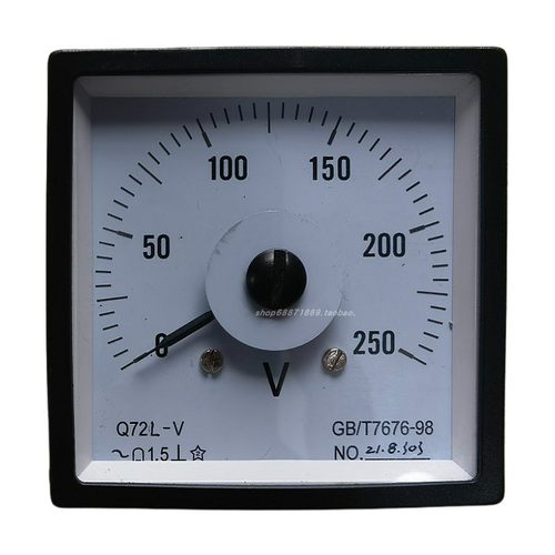 好货Q72L/F72L船用交流电流电压表61L13/61L14-A500A500V广角度仪