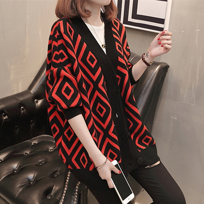 极速Women Sweater Cardigans 2021 Casual V Neck Long Sleeve O