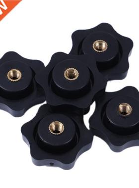 5pcs/lot M5 Plum Bakelite Hand Tighten Nuts Handle Thread St