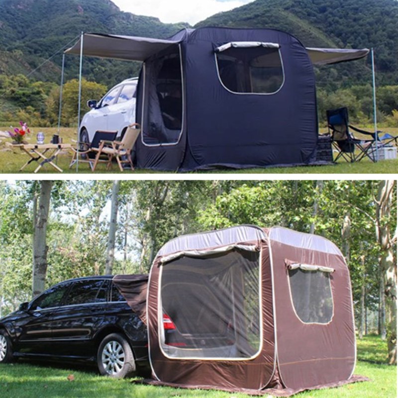 遮阳后备箱天幕一体速开车尾帐篷suv延伸两用自驾游装备用品必带