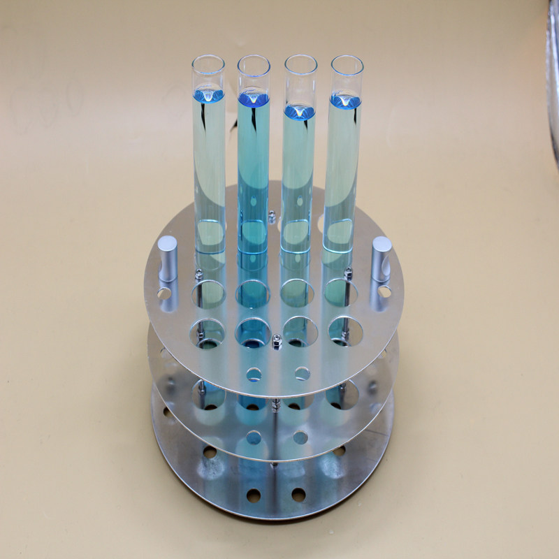 油浴锅试管架圆形耐高温试管架铝制试管笼铁丝笼水浴锅实验试管架