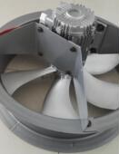 4带齿弯刀六叶耐高温高湿F级烘烤循环通风机铜线750W SFW 1.1K