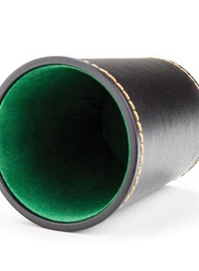 Table games Dice  Set With 5 Dices P Leather Stable Sturdy C