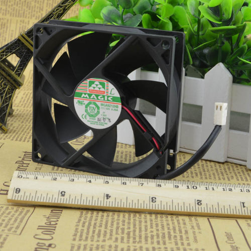 MAGIC永立 9025双滚珠散热风扇 12V 0.25A MGA9212HB 9cm风扇 2线