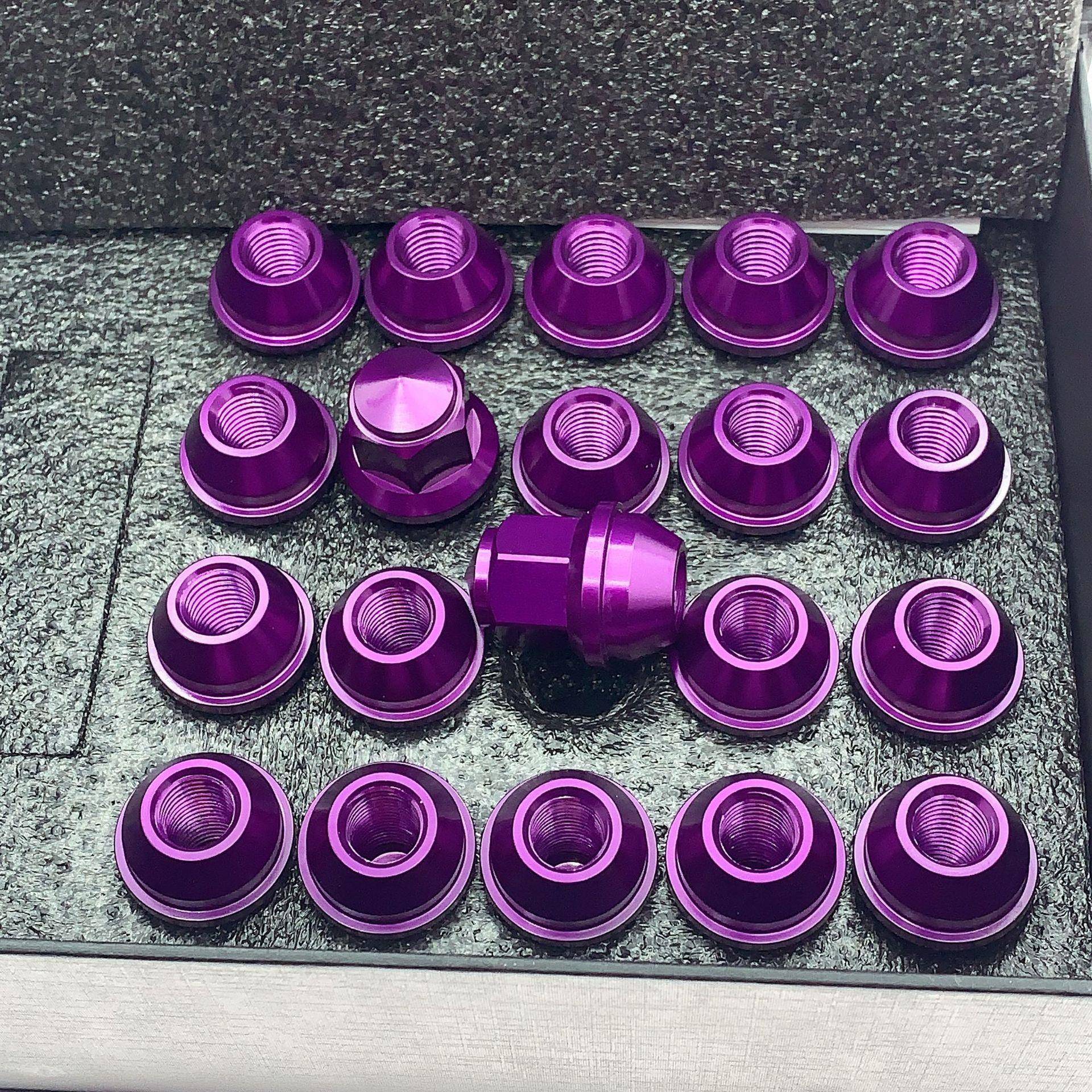 适用福特福克斯轮胎螺丝福睿斯翼博虎蒙迪欧轮毂改装锻造超轻帽母