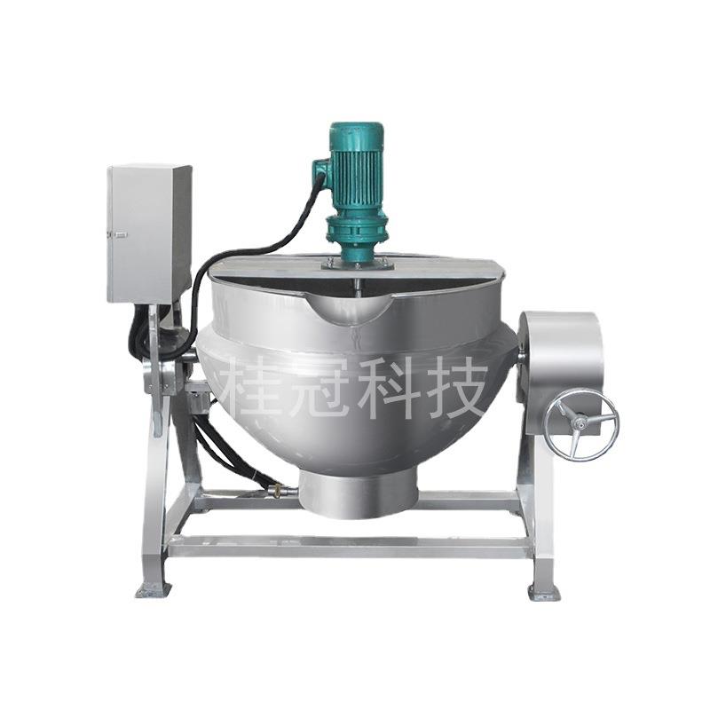 商用电加热导热油夹层锅肉制品燃气刮底炼油锅酸笋行星搅拌炒锅