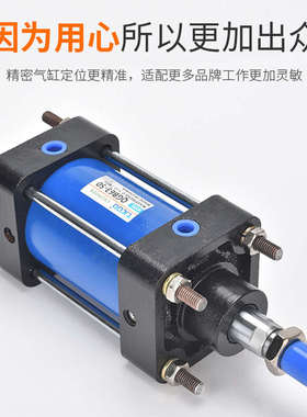 IQG大推力重型全铁QGA63耐高温气缸QGB80x100x125x160x200x250QGZ