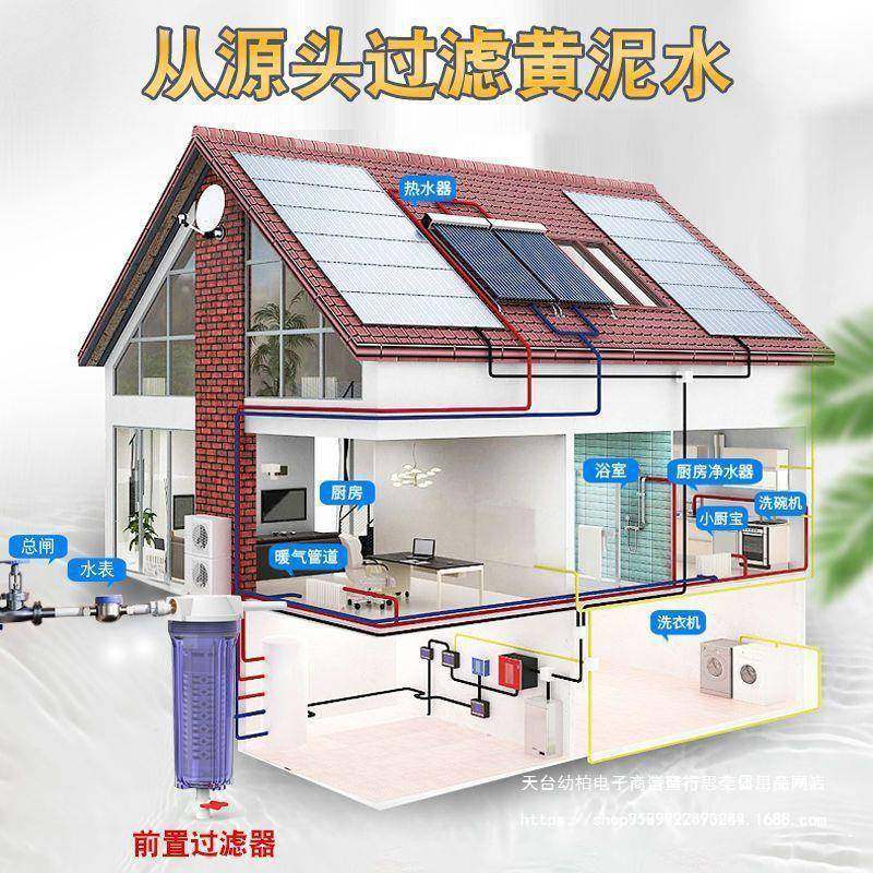 自来水井水家用前置过滤器农村全屋鱼缸过滤器大流量反冲洗垒德株,机械设备,过滤设备,淘宝优惠券,粉丝福利购,淘宝优惠卷