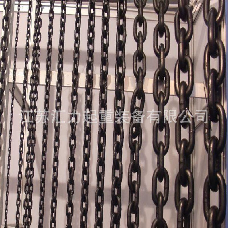 合金钢起重链条6mm1t 组合起重链条8mm 2叉链条 G80级高强链条