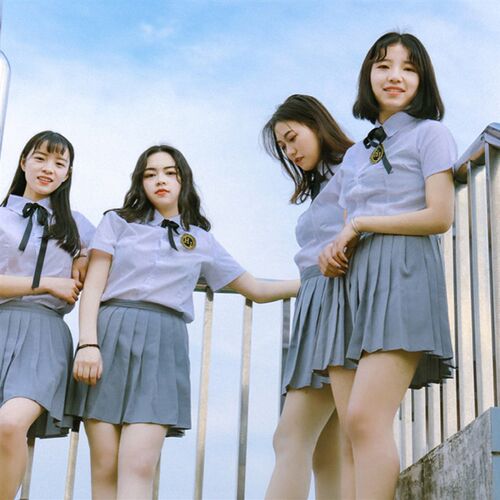 速发校服小时服装合唱学生高中校代学聚风院会班服