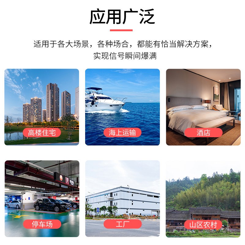 速发船用手机信号大功率增强器移动联通电信网络接收加强室内家用