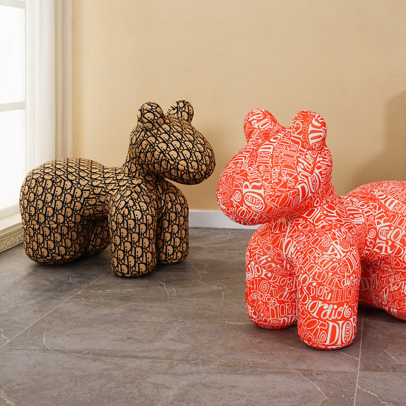 速发设计人沙发椅小单椅客厅马师椅座椅动物台休闲椅子轻奢创意