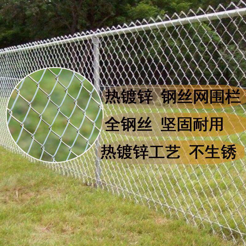 速发镀锌网丝网不生锈铁栏网围栏养殖钢养鸡羊圈围丝护栏网勾花网
