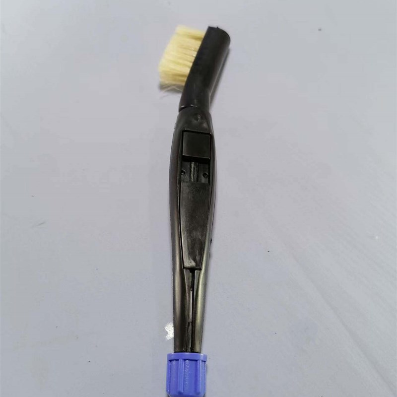 速发工业牙刷头鞋机刷胶刷头空心可换型斜口刷头带孔牙刷软硬毛棕