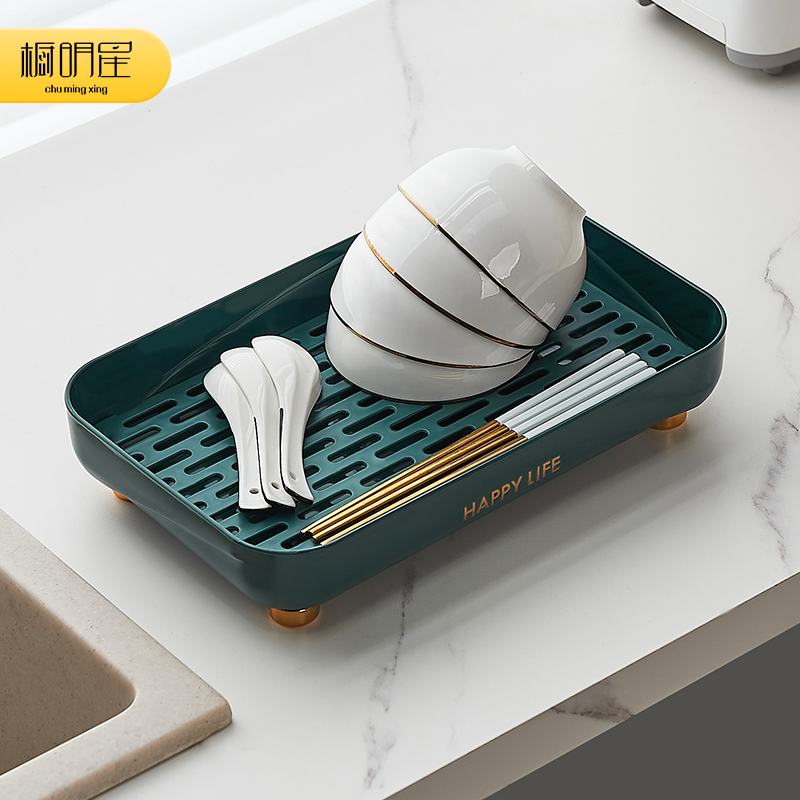 速发碗架沥水架厨房置物架放碗简易水收槽纳架家用餐具碗碟收纳架