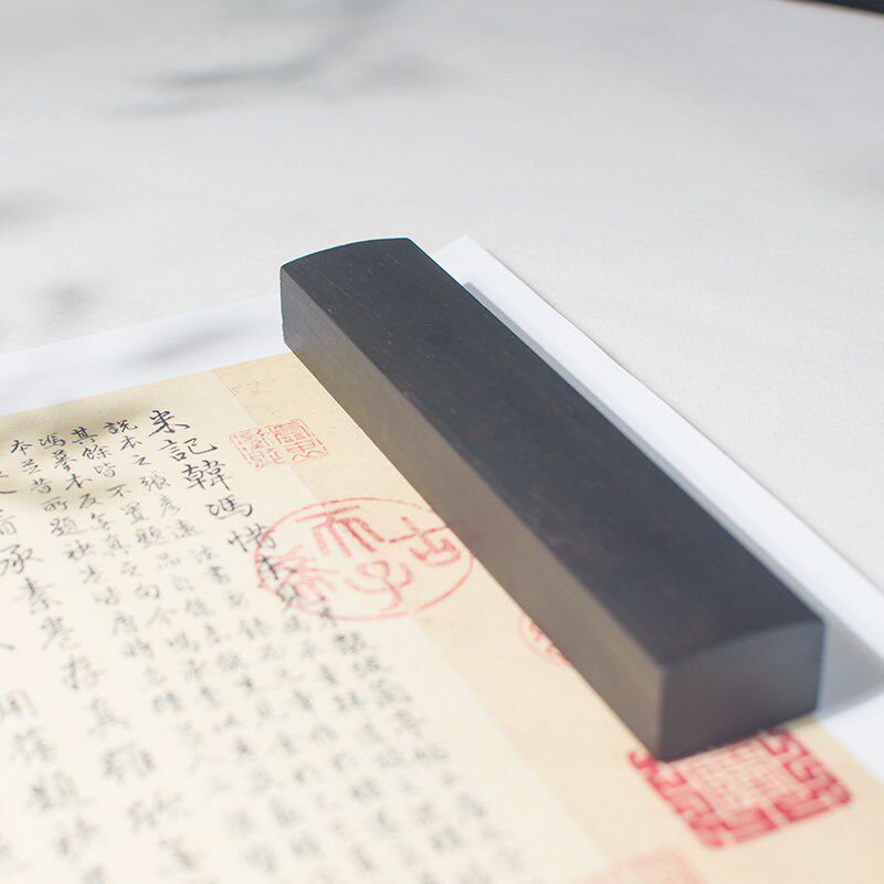 速发清仓实心竹檀木镇尺文房国画大小号镇纸压纸学生初学压书压条