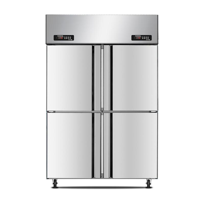 冰箱四门冰柜 商用立式冷柜四门保鲜柜 商用冷柜冷藏冷冻双温柜