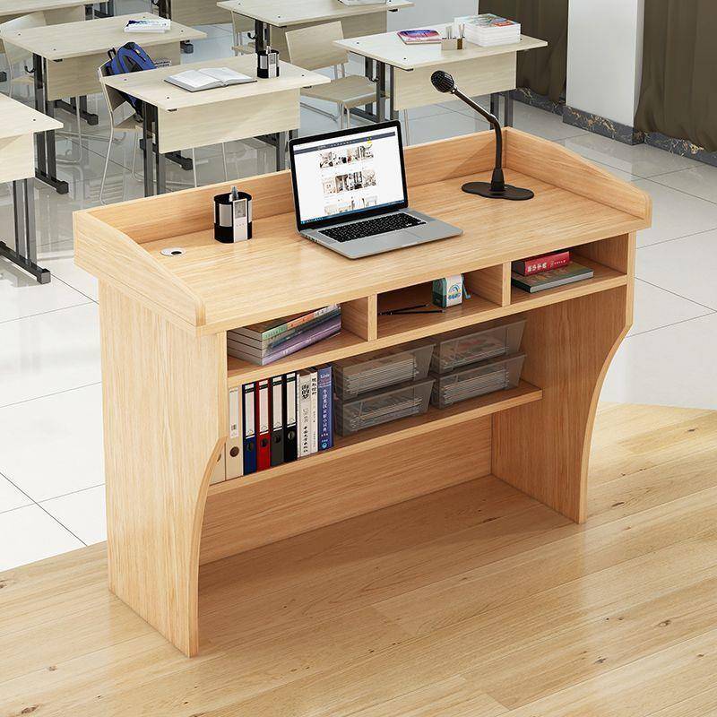 老师培训课桌学校会议室发言多媒体教室桌子演讲桌教室讲桌演讲台