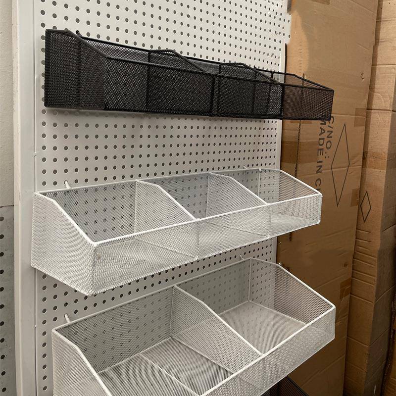 铁收纳挂架板黑色包孔板置物架孔板洞洞挂钩板网兜邮饰洞网兜挂篮