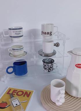 简约现代家居功能5mm亚克力收纳架可自由组合桌面杯子置物架