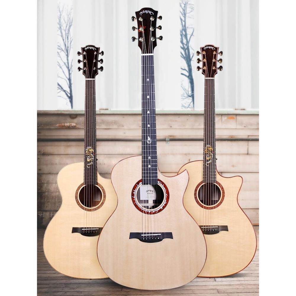 麦杰克吉他龙琴A3A4火琴SA4000C全单民谣41寸指弹民谣初学生吉他