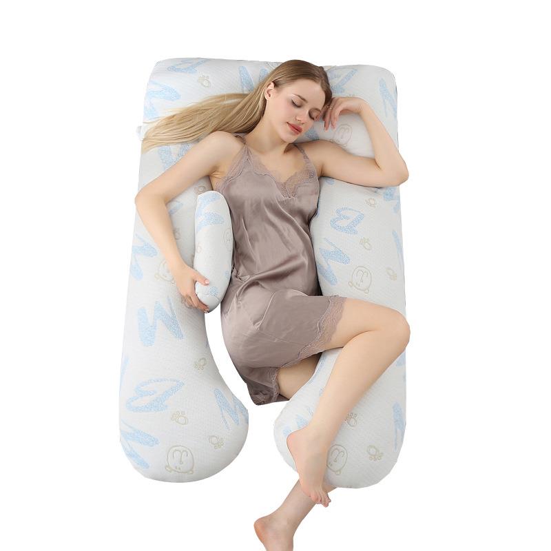 U型孕妇枕头侧卧枕可拆洗U型枕午睡枕靠垫腰枕工厂抱枕