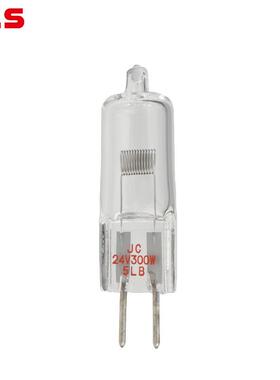 口素CJ2进4V300W光学曲线下光源卤灯泡JC24V300WJC24V30PG磨床米