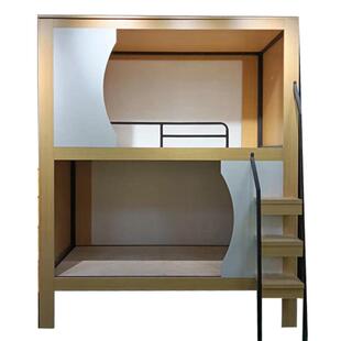 民宿电竞酒上下床太空店床层上下太空舱床青年旅社公寓舱双床双人